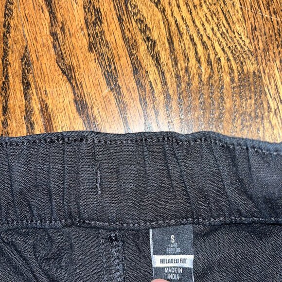 Carhartt women's BN6194-W ripstop jogger scrub pants black relaxed fit small 4/6 - Picture 4 of 7